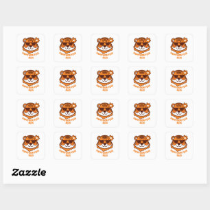 Happy New Tiger Year Square Sticker