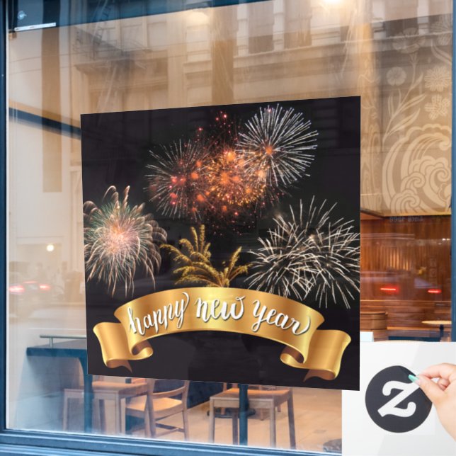 Happy New Year  (Cafe Window)