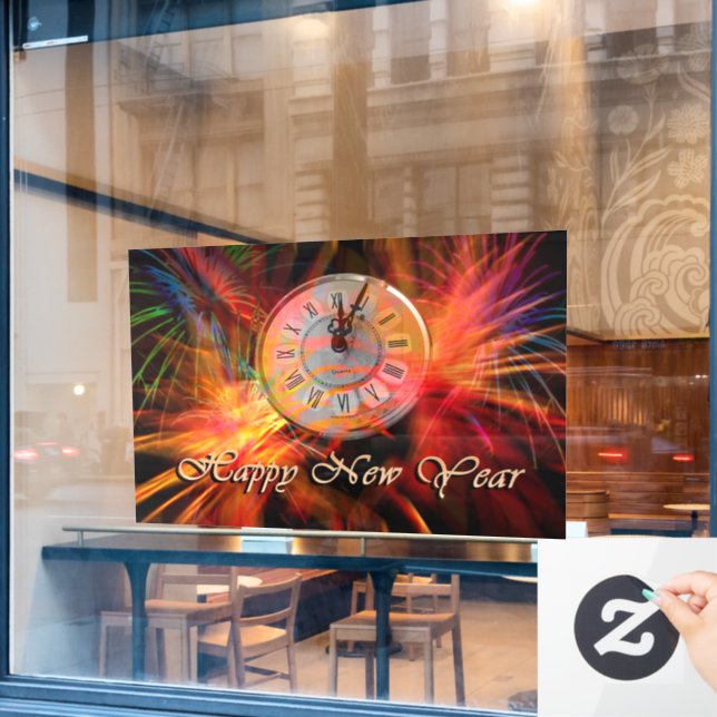 Happy New Year  (Cafe Window)