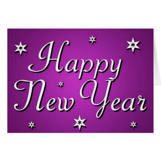 Happy New Year (Front Horizontal)