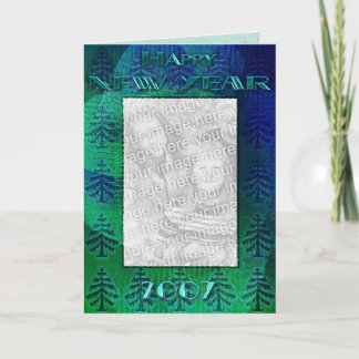 Happy new year 2007 holiday card