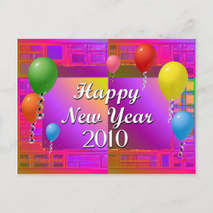 Happy New Year 2010 Holiday Postcard