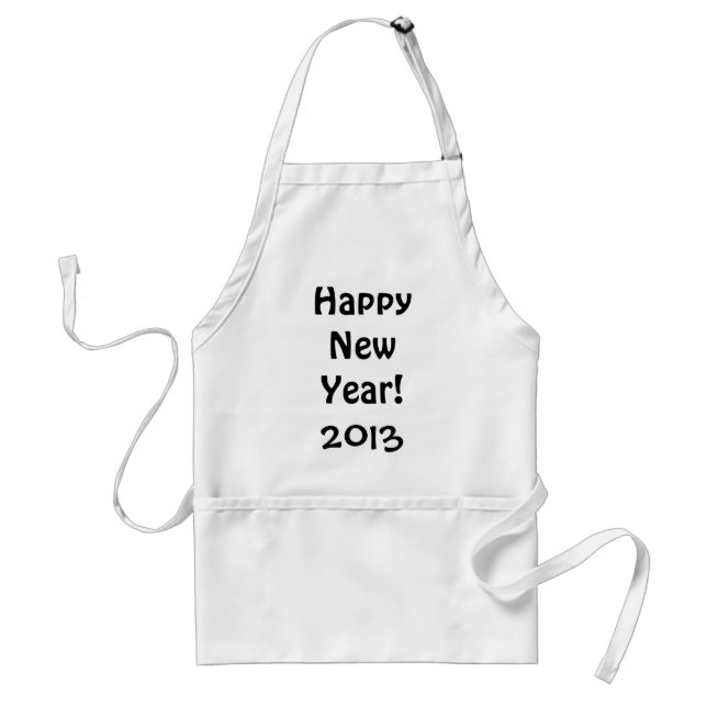 Happy New Year!, 2013 Standard Apron (Front)