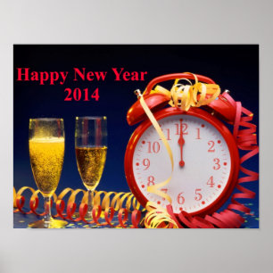 Happy New Year 2014 poster