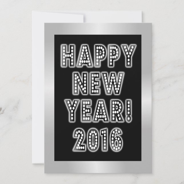 Happy New Year 2016 Party Invitations (Front)