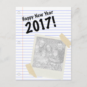 Happy New Year 2017 Holiday Postcard