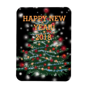 Happy New Year 2018 Magnet