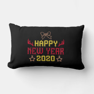 Happy New Year 2020 2 Lumbar Cushion