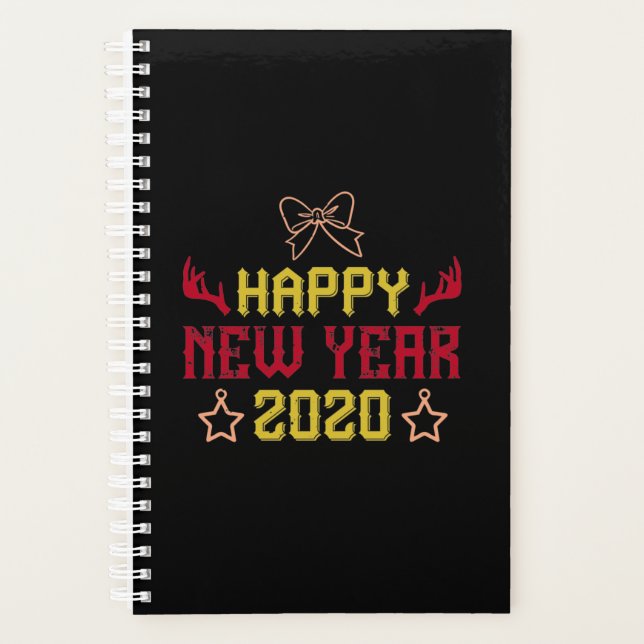 Happy New Year 2020 2 Planner (Front)