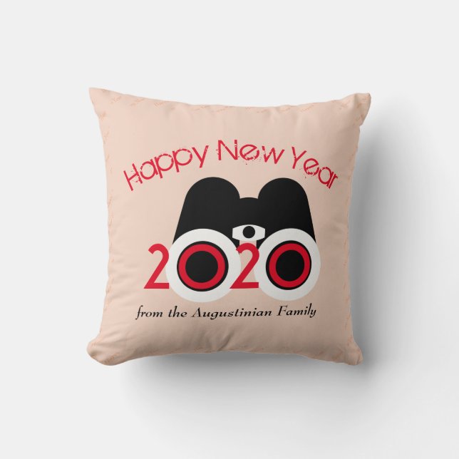 HAPPY NEW YEAR 2020 Vision Customised Seasonal Cushion (Front)