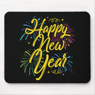 Happy New Year 2020 Welcoming New Years Eve Gift Mouse Pad