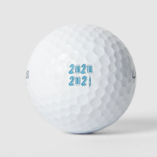 happy new year 2021 golf balls