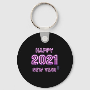 Happy New Year 2021 New Years Eve 2020 Party Suppl Key Ring