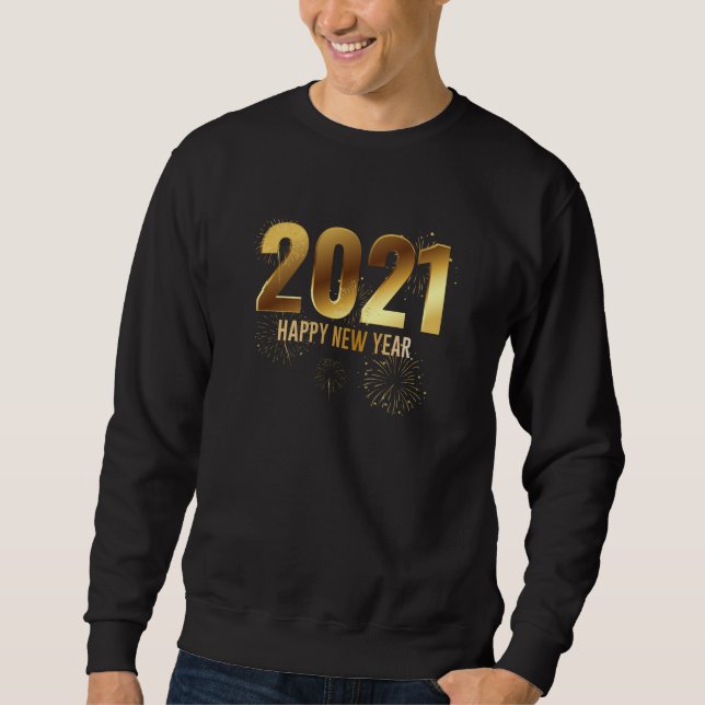 Happy New Year 2021 New Year's Eve Countdown Sweatshirt (Front)