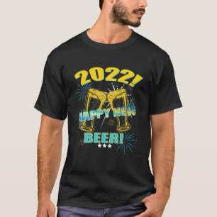 Happy New Year 2022 New Years Eve Beer Lovers T-Shirt