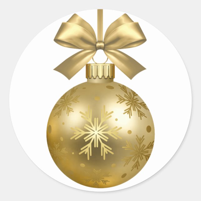 happy new year 2022 ornament classic round sticker (Front)