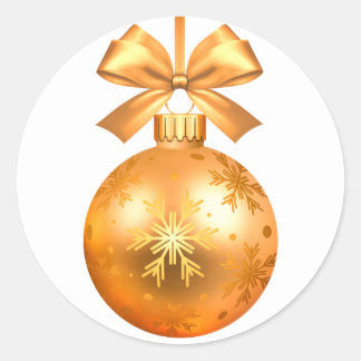 happy new year 2022 ornament classic round sticker