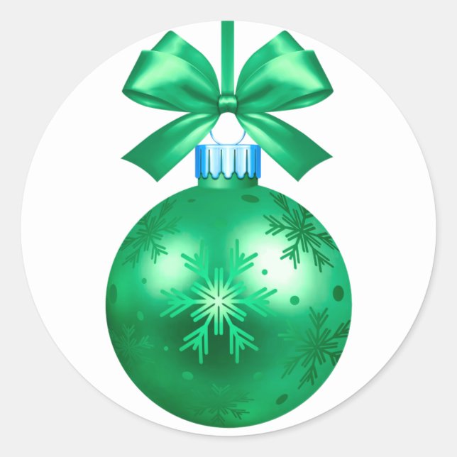 happy new year 2022 ornament classic round sticker (Front)