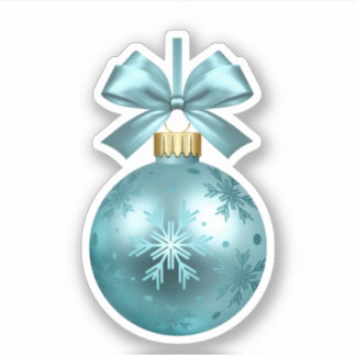 happy new year 2022 ornament sticker