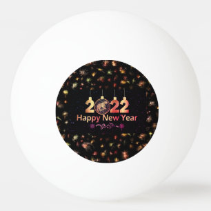 Happy New Year 2022   Ping Pong Ball