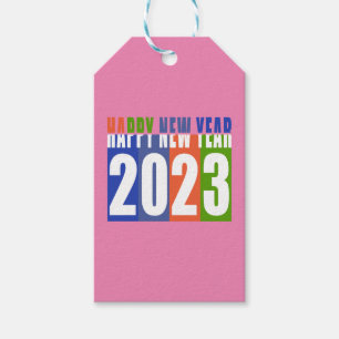 Happy New Year 2023, funny Gift Tags