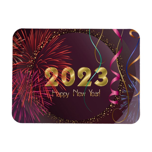 Happy New Year 2023 Magnet (Horizontal)