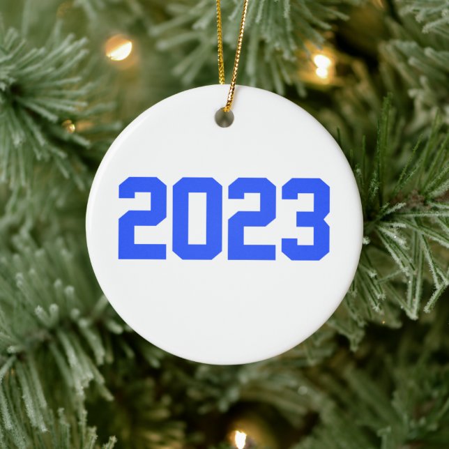 Happy New Year 2023 - New Year 2023  Ceramic Ornament (Tree)