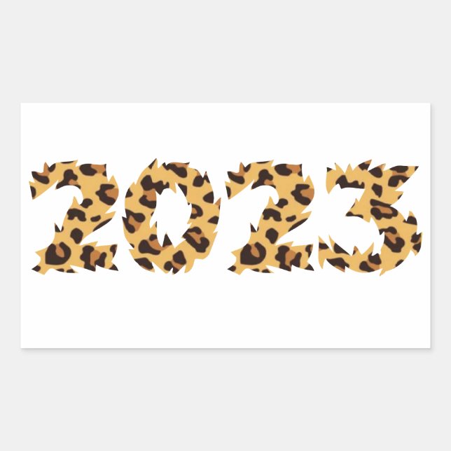 Happy New Year 2023   Rectangular Sticker (Front)