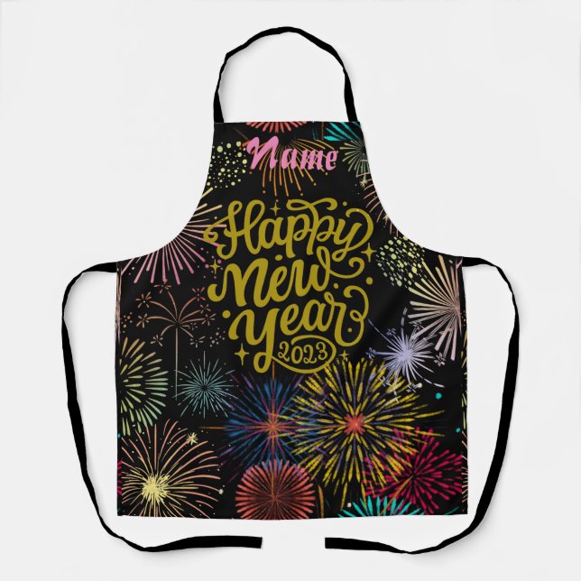 Happy New Year 2023 Thunder_Cove  Apron (Front)
