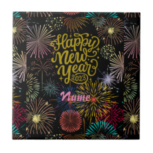 Happy New Year 2023 Thunder_Cove  Ceramic Tile