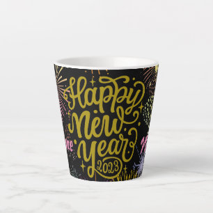 Happy New Year 2023 Thunder_Cove Latte Mug