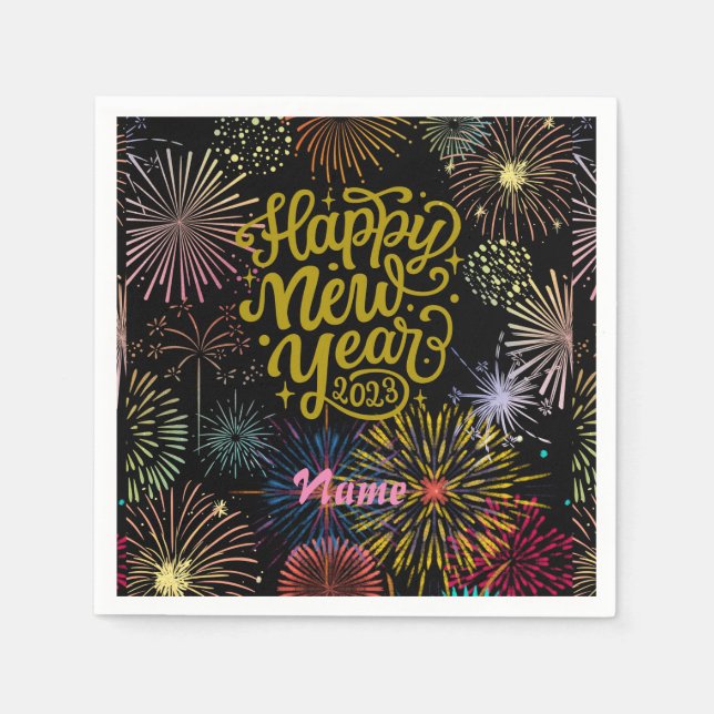 Happy New Year 2023 Thunder_Cove Napkin (Front)