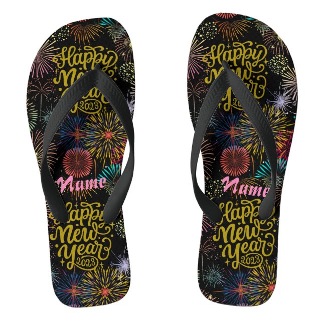 Happy New Year 2023 Thunder_Cove Thongs (Footbed)