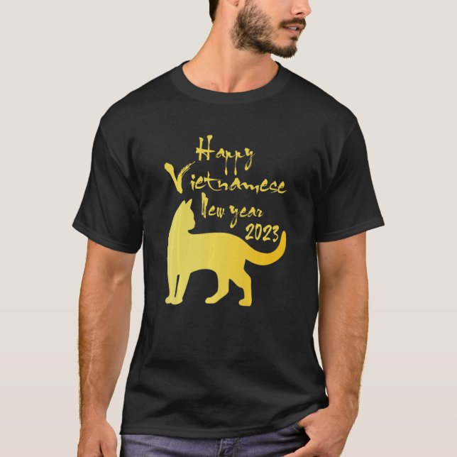 Happy New Year 2023 Vietnamese Lunar New Year Of T T-Shirt (Front)