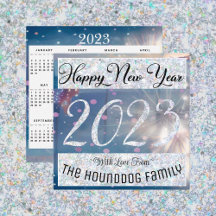 Happy New Year 2023 with Calender Card