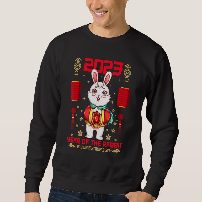 Happy New Year 2023 Year Of The Rabbit Eve Party S Sweatshirt (Front)