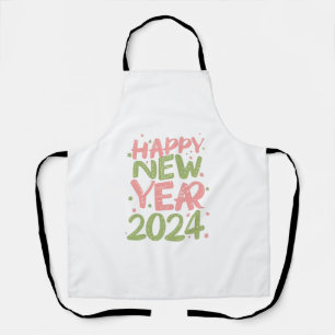 Happy New Year 2024 Apron