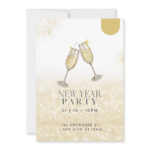 Happy New Year 2024 Invitation