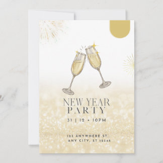 Happy New Year 2024 Invitation