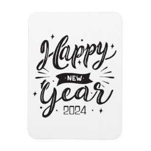 Happy new year 2024  magnet