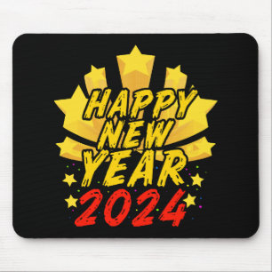 Happy New Year 2024  Mouse Pad
