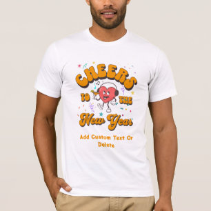 Happy New year 2024 Old School New years Party T-Shirt