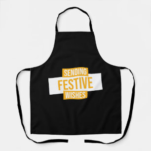 Happy new year 2024 -sending festive wishes apron