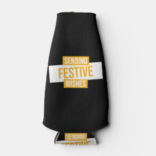 Happy new year 2024 -sending festive wishes bottle cooler