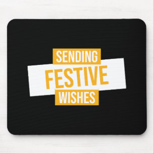 Happy new year 2024 -sending festive wishes mouse pad
