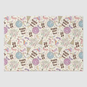Happy New Year 2024 Tissue Paper