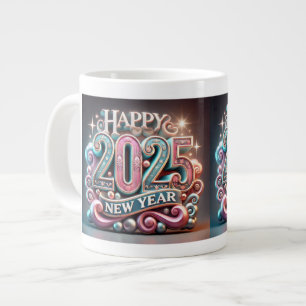 Happy New Year 2025 Coffee Customize Specialty Mug