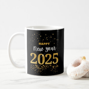 Happy New Year 2025 Coffee Mug