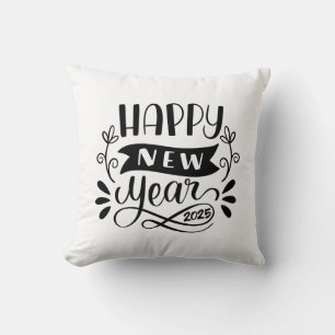 happy new year 2025 cushion