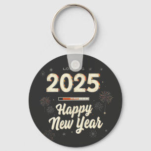 Happy New Year 2025 Family Matching Key Ring